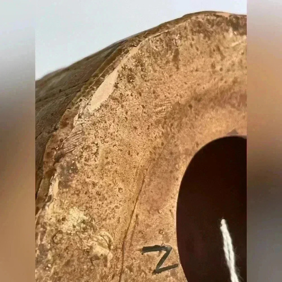 MANN Signed Studio Pottery Pig Piglet Shelf Decor 12" Brown Neutral Farmhouse - Picture 12 of 15